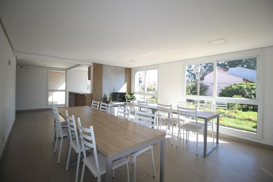 Área comum - Salão de festas de apartamento à venda com 3 quartos, 95m² em Jardim Itu, Porto Alegre