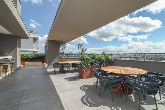 Área comum de kitnet/studio à venda com 1 quarto, 28m² em Passo D’areia, Porto Alegre