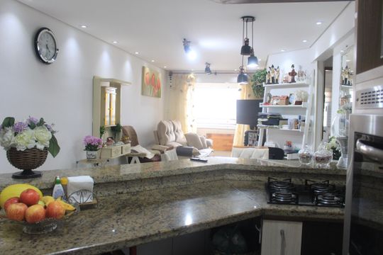 Cozinha de apartamento à venda com 2 quartos, 76m² em Osvaldo Cruz, São Caetano do Sul