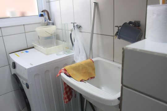 Área de Serviço de apartamento à venda com 2 quartos, 76m² em Osvaldo Cruz, São Caetano do Sul