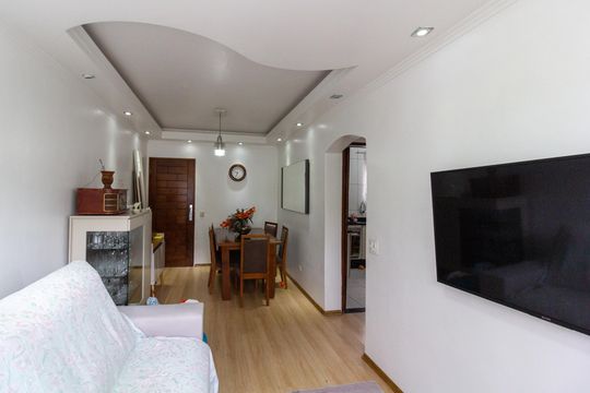 Sala de apartamento à venda com 2 quartos, 78m² em Gopouva, Guarulhos