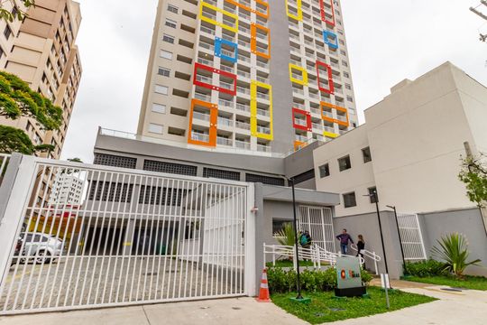 Fachada de apartamento para alugar com 1 quarto, 30m² em Brás, São Paulo