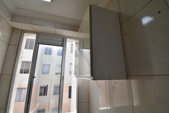 Área de Serviço de apartamento à venda com 2 quartos, 47m² em Vila Sao Francisco, Hortolândia