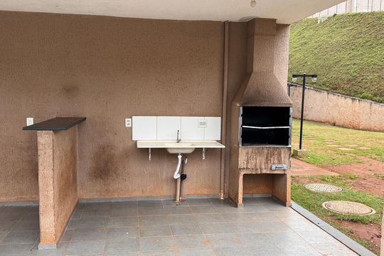 Área comum - Churrasqueira de apartamento para alugar com 2 quartos, 52m² em Jardim Petropolis, Cotia