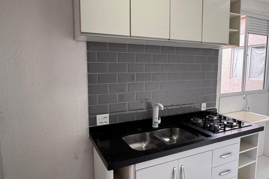 Cozinha - Armários de apartamento para alugar com 2 quartos, 52m² em Jardim Petropolis, Cotia