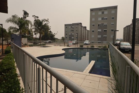 Área comum - Piscina de apartamento para alugar com 2 quartos, 48m² em Estância Velha, Canoas