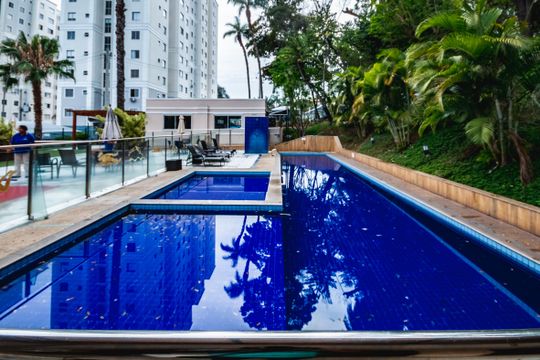 Área comum - Piscina de apartamento à venda com 2 quartos, 50m² em Conjunto Helena Antipoff, Belo Horizonte