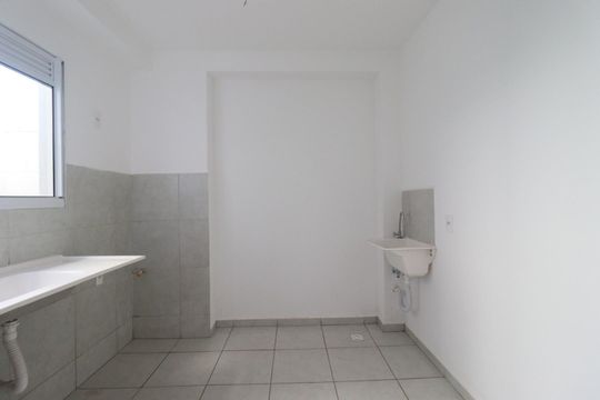 Cozinha de apartamento para alugar com 2 quartos, 48m² em Jardim Jose Sampaio Junior, Ribeirão Preto