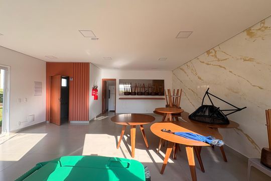 Área comum - Salão de festas de apartamento para alugar com 2 quartos, 48m² em Jardim Jose Sampaio Junior, Ribeirão Preto