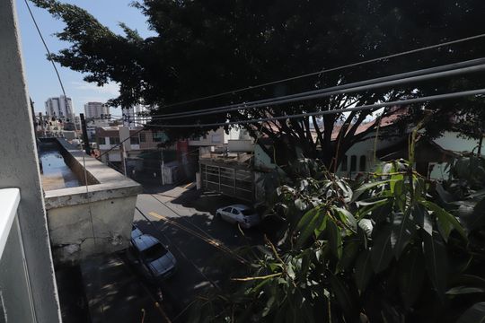 Vista da Sacada de apartamento à venda com 1 quarto, 37m² em Vila Antonina, São Paulo