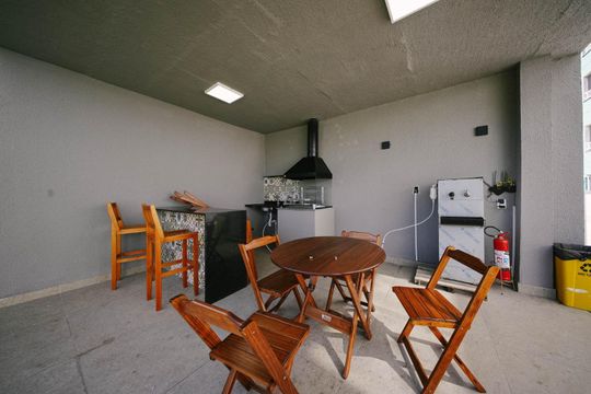 Área comum de kitnet/studio para alugar com 1 quarto, 17m² em Vila Granada, São Paulo