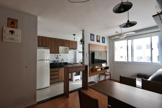 Sala de apartamento à venda com 2 quartos, 43m² em Vila São Bernardo, Campinas
