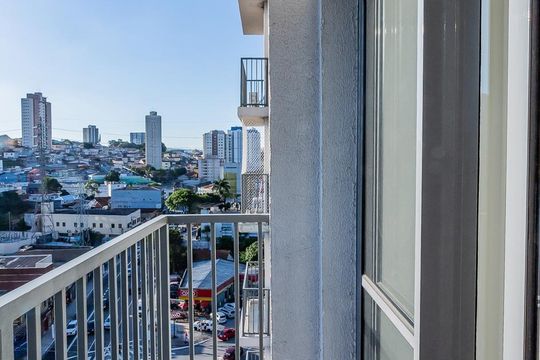 Varanda sala de apartamento para alugar com 2 quartos, 42m² em Vila Albertina, São Paulo