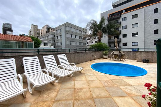 Área comum de apartamento à venda com 3 quartos, 98m² em São Pedro, Belo Horizonte