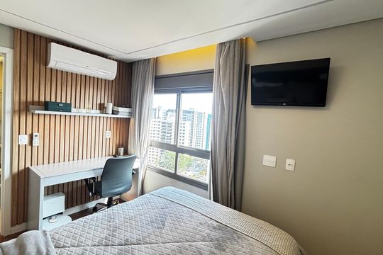 Suite de apartamento à venda com 2 quartos, 63m² em Vila Gilda, Santo André