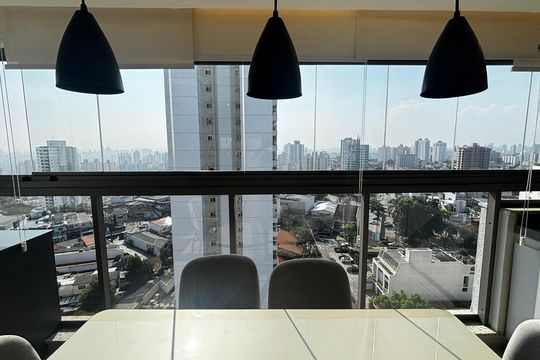 Sala - Sala de Jantar de apartamento à venda com 2 quartos, 63m² em Vila Gilda, Santo André