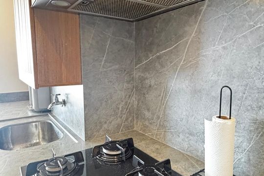 Cozinha de apartamento à venda com 2 quartos, 63m² em Vila Gilda, Santo André