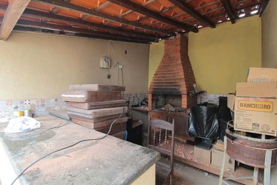 Área Gourmet de casa à venda com 3 quartos, 140m² em Serrano, Belo Horizonte