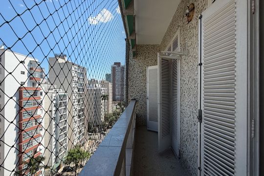 Varanda do Quarto 1 de apartamento para alugar com 2 quartos, 90m² em Boqueirão, Santos