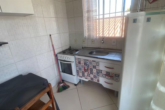 Cozinha de kitnet/studio para alugar com 1 quarto, 30m² em Cidade Universitária, Campinas