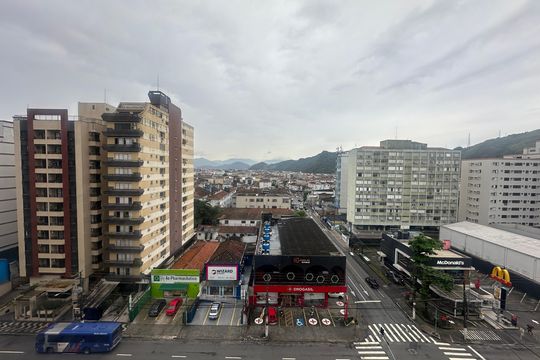 Vista de apartamento para alugar com 1 quarto, 30m² em Itararé, São Vicente