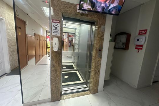 Área comum de apartamento para alugar com 1 quarto, 30m² em Itararé, São Vicente