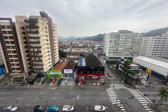 Vista de apartamento para alugar com 1 quarto, 30m² em Itararé, São Vicente