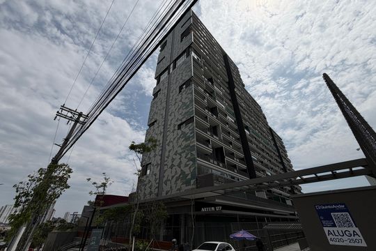 Fachada de kitnet/studio para alugar com 1 quarto, 43m² em Jardim Analia Franco, São Paulo