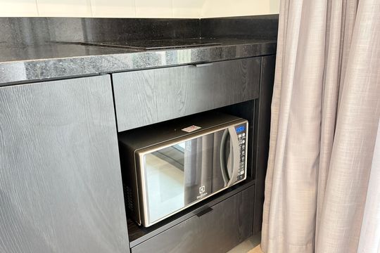Cozinha de kitnet/studio para alugar com 1 quarto, 43m² em Jardim Analia Franco, São Paulo