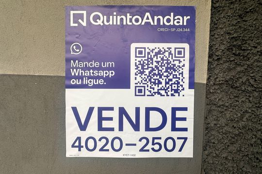 Placa de apartamento à venda com 2 quartos, 52m² em Parque Selecta , São Bernardo do Campo