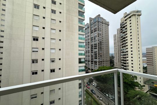 Varanda da Sala de apartamento para alugar com 1 quarto, 54m² em Alphaville Industrial, Barueri