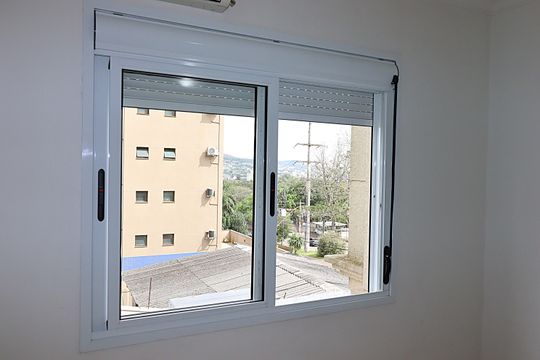 Janela da Suíte de apartamento à venda com 2 quartos, 59m² em Petrópolis, Porto Alegre
