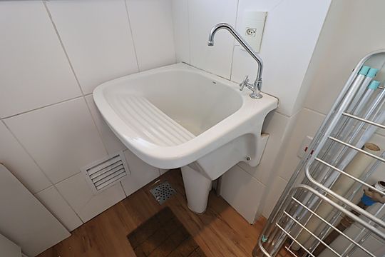 Área de Serviço de apartamento à venda com 2 quartos, 59m² em Petrópolis, Porto Alegre