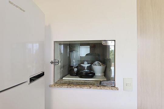Cozinha - Churrasqueira de apartamento à venda com 2 quartos, 59m² em Petrópolis, Porto Alegre