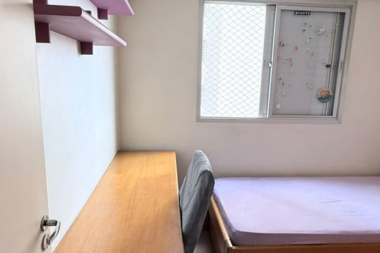 Quarto de apartamento à venda com 3 quartos, 47m² em Jardim Ester, São Paulo