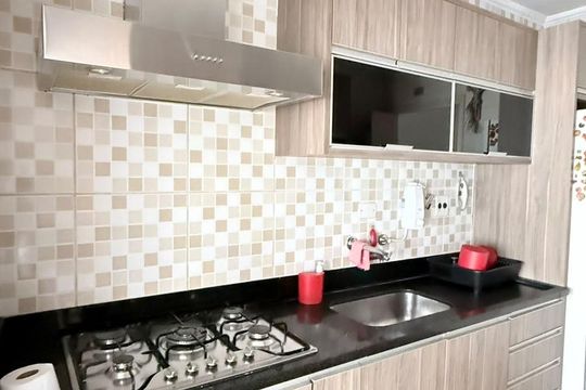 Cozinha de apartamento à venda com 3 quartos, 47m² em Jardim Ester, São Paulo