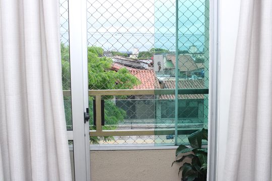 Sacada da sala de apartamento à venda com 2 quartos, 54m² em Vila Raquel, São Paulo