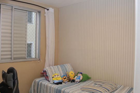 Quarto 2  de apartamento à venda com 2 quartos, 54m² em Vila Raquel, São Paulo