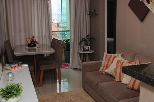 Aala de apartamento à venda com 2 quartos, 54m² em Vila Raquel, São Paulo