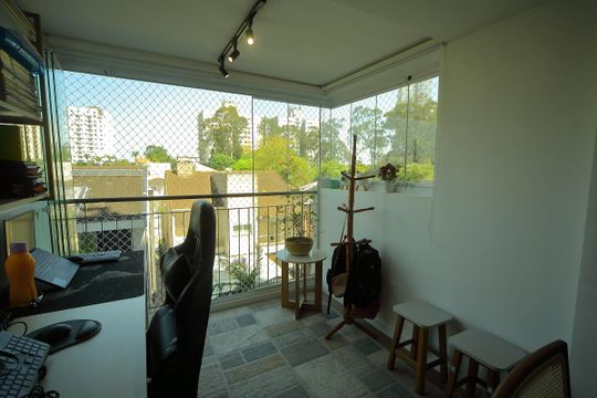Sala  ( varanda ) de apartamento à venda com 2 quartos, 62m² em Vila Dusi, São Bernardo do Campo