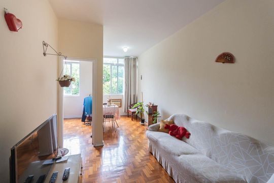 Sala de apartamento à venda com 3 quartos, 63m² em Rio Comprido, Rio de Janeiro