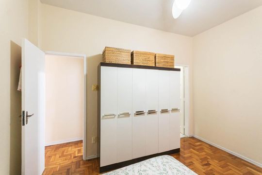 Suíte de apartamento à venda com 3 quartos, 63m² em Rio Comprido, Rio de Janeiro