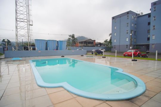 Área comum - Piscina de apartamento para alugar com 2 quartos, 64m² em Roselândia, Novo Hamburgo