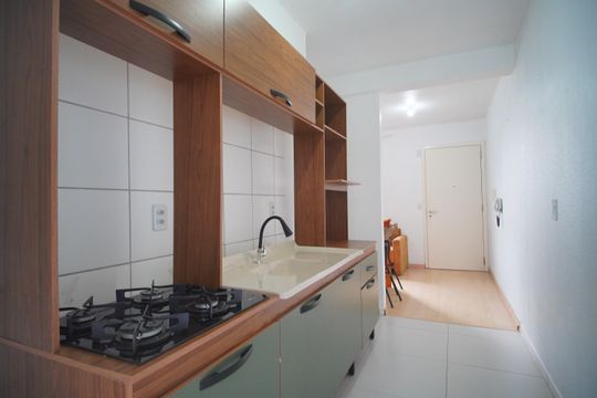 Cozinha de apartamento para alugar com 2 quartos, 64m² em Roselândia, Novo Hamburgo