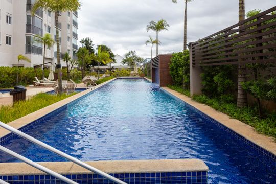 Área comum - Piscina de apartamento para alugar com 2 quartos, 60m² em Vila Anastácio, São Paulo