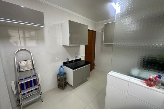 Área de Serviço de apartamento para alugar com 2 quartos, 64m² em Itararé, São Vicente