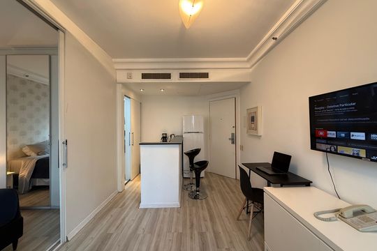 Apartamento para alugar com 1 quarto, 40m² em Higienópolis, São Paulo