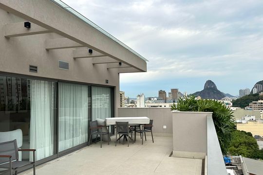 Área comum de apartamento à venda com 3 quartos, 155m² em Botafogo, Rio de Janeiro