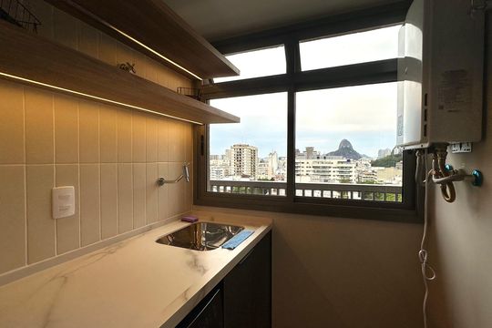 Área de serviço de apartamento à venda com 3 quartos, 155m² em Botafogo, Rio de Janeiro