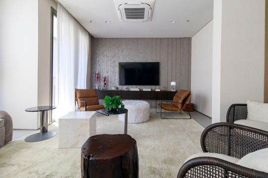 Área comum de kitnet/studio para alugar com 1 quarto, 31m² em Campo Belo, São Paulo